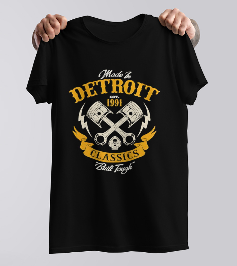 Made In Detroit Classics 1991 Built Tough T-Shirt