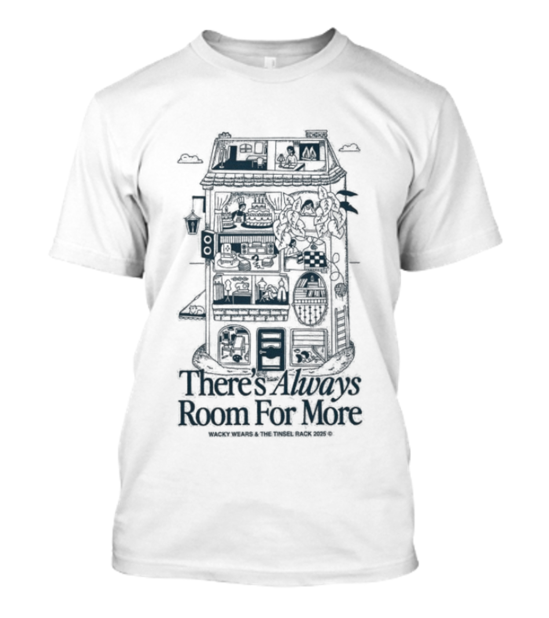 There's Always Room For More The Tinsel Rack Vending Machine T-Shirt