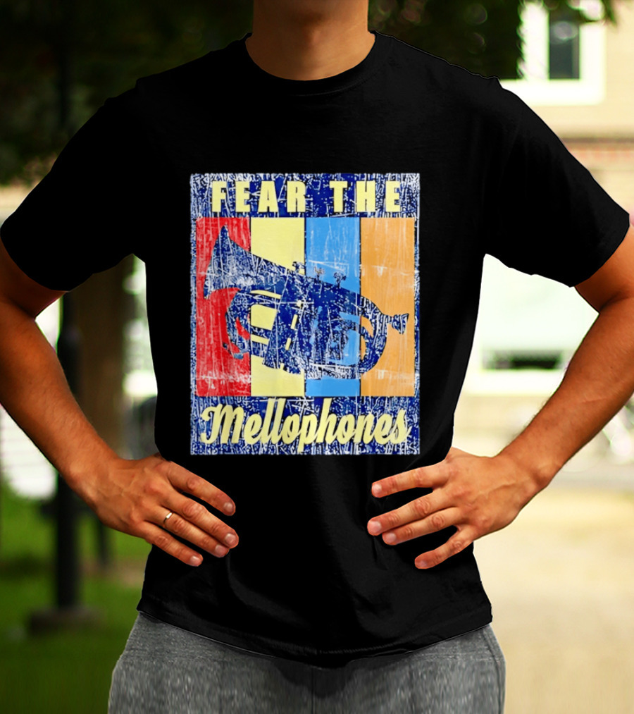 Fear The Mellophones Retro Trumpet Pop T-Shirt