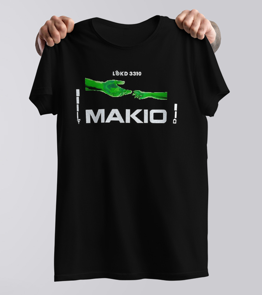 Makio Lokd 3310 Green Hands Connection T-Shirt