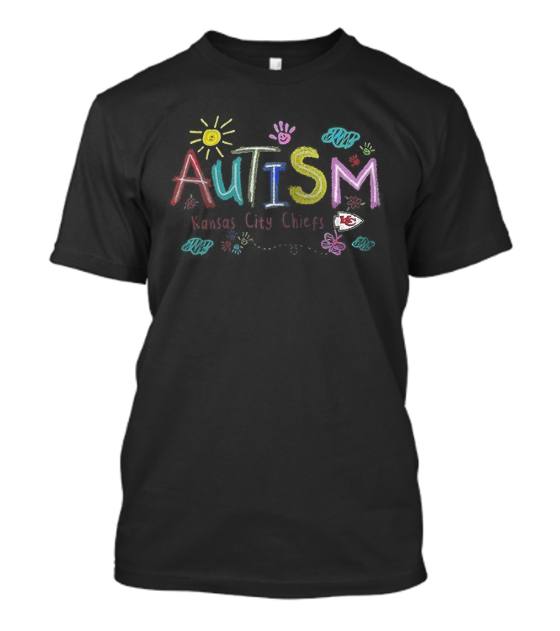 Kansas City Chiefs Autism Awareness Teach Love Hope T-Shirt