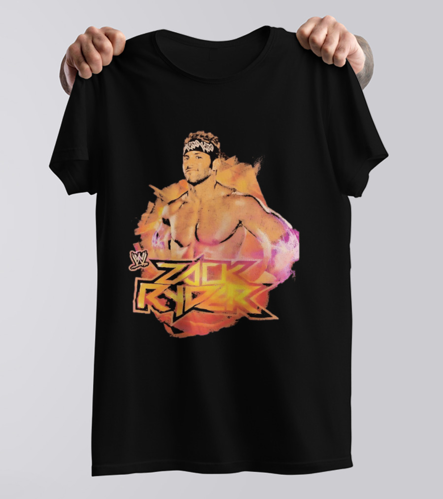 Zack Ryder WWE Woo Woo Woo Headband Wrestler T-Shirt