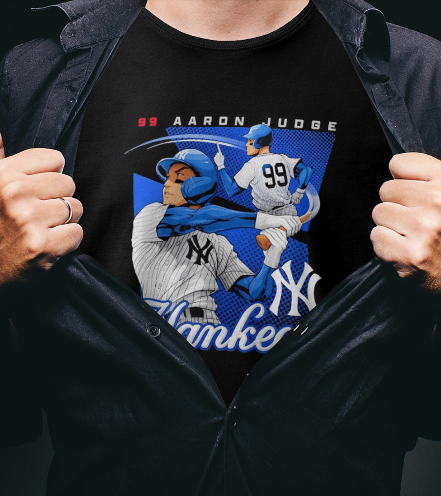 New York Yankees Aaron Judge Anime Yankees 99 T-Shirt