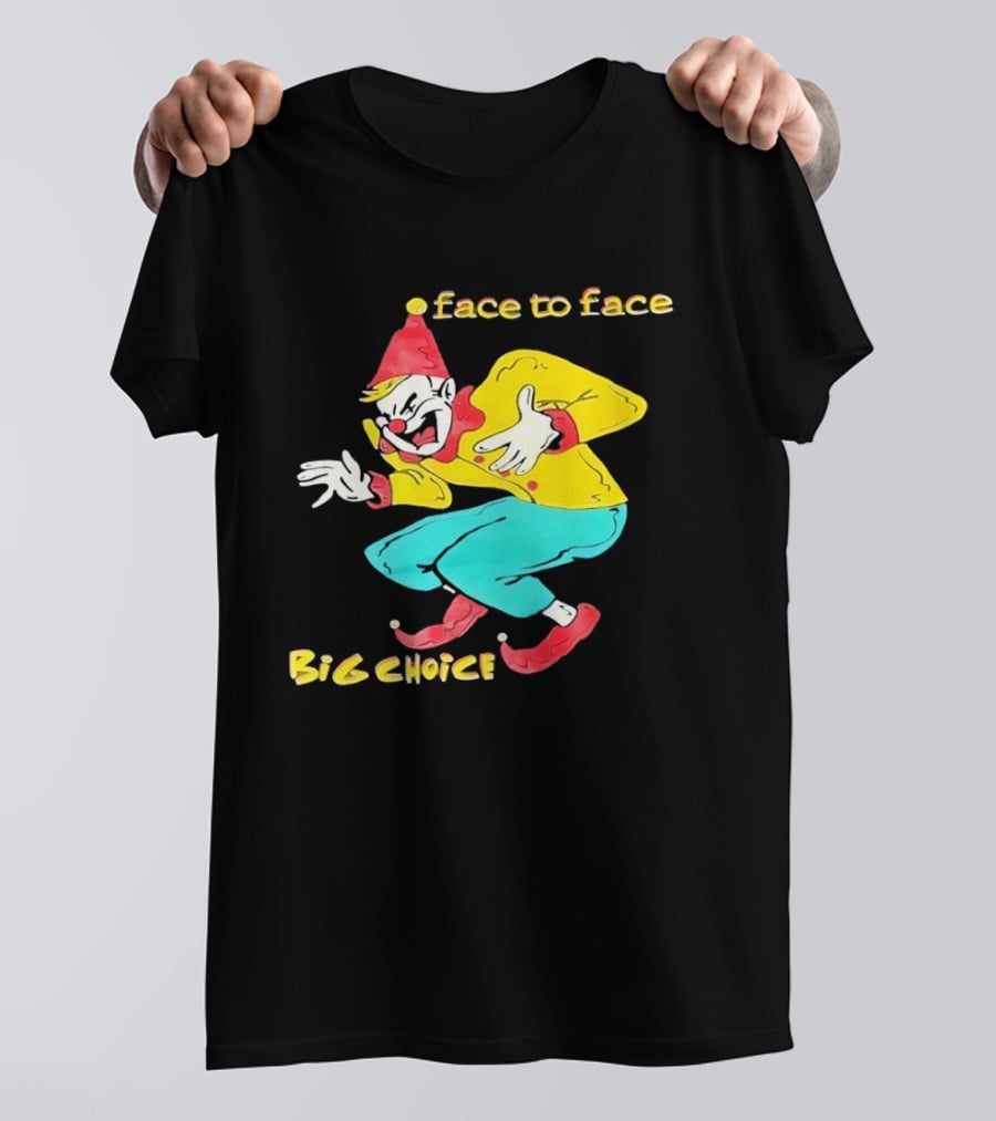 Face To Face Big Choice Punk Band Clown T-Shirt