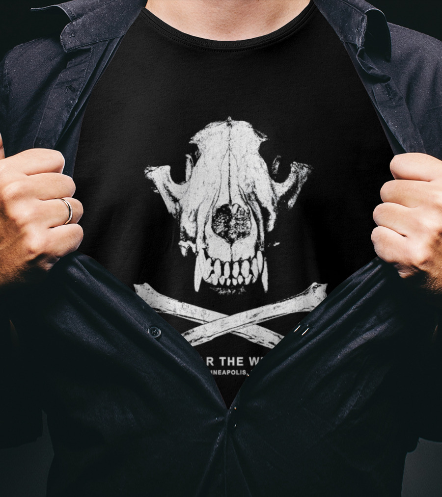 Fear The Wild Skull And Crossbones Minneapolis MN T-Shirt