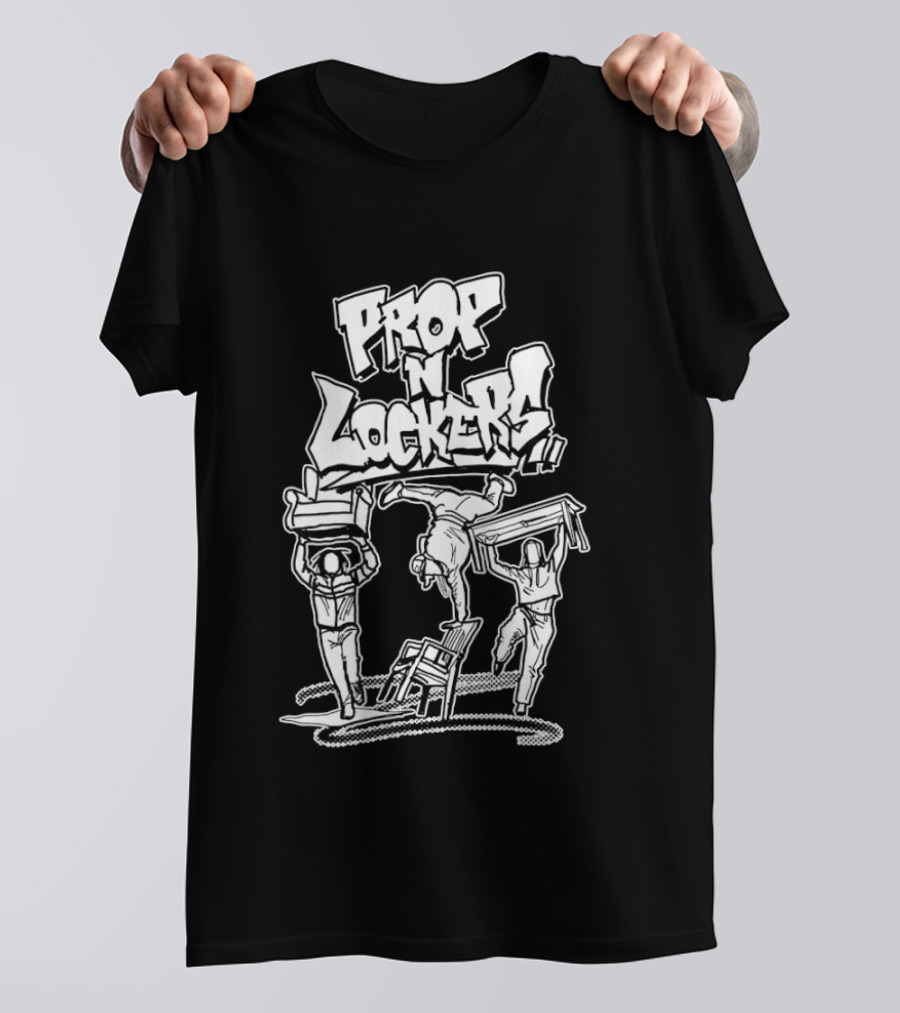 Prop N Locker Breakdance Crew Graffiti T-Shirt
