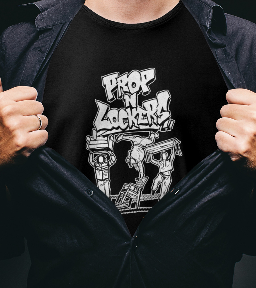 Prop N Locker Breakdance Crew Graffiti T-Shirt