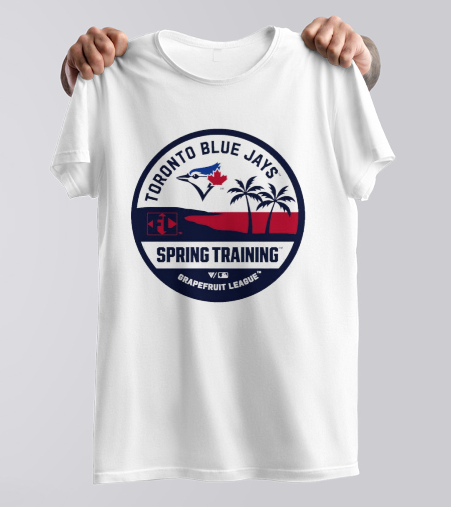 Toronto Blue Jays Spring Training Luxe Knit Palm Trees T-Shirt
