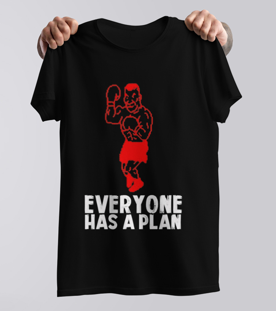 Everyone Has A Plan Punchout Video Game Boxing T-Shirt
