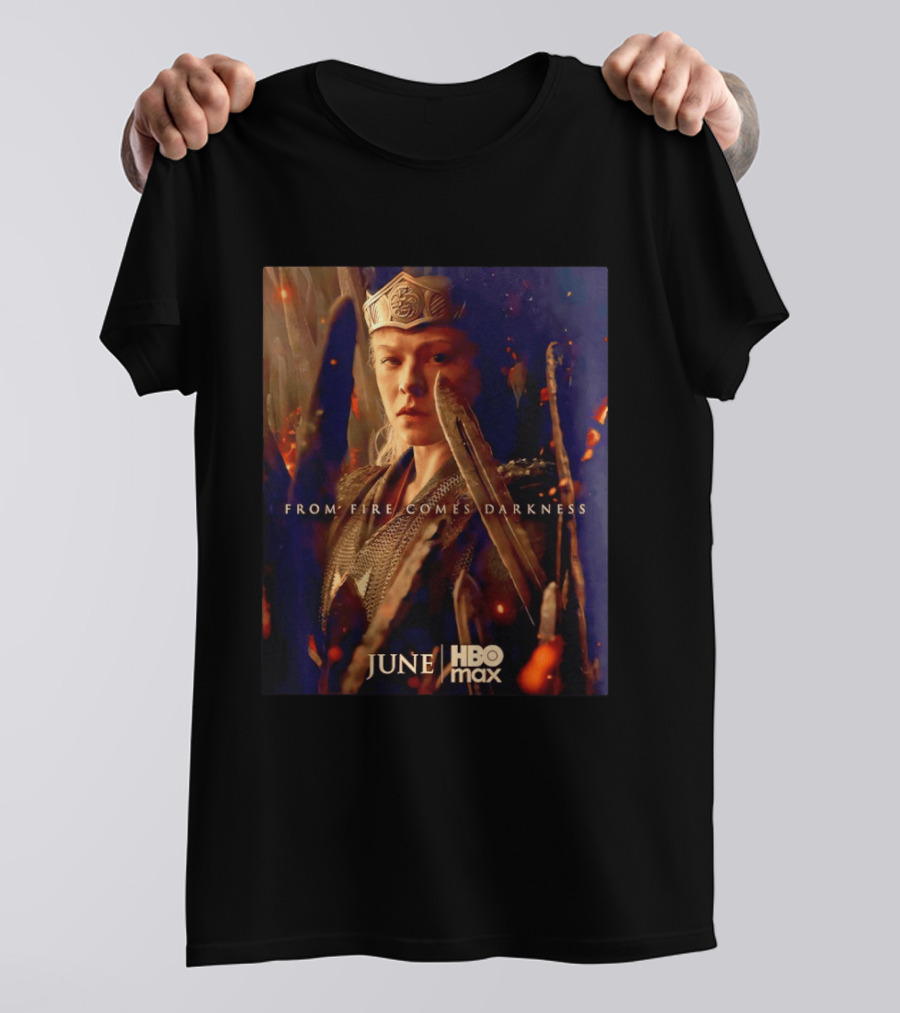 House Of The Dragon Queen Rhaenyra From Fire Comes Darkness HBO Max June T-Shirt