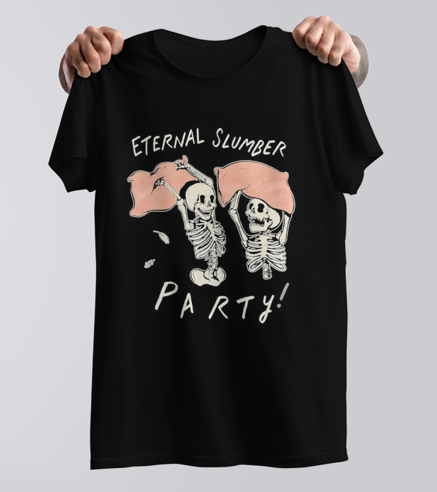 Skeleton Eternal Slumber Party Pajama Skeletons T-Shirt