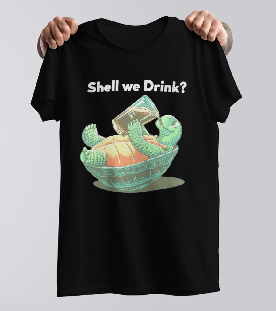 Shell We Drink Irish Party Turtle T-Shirt
