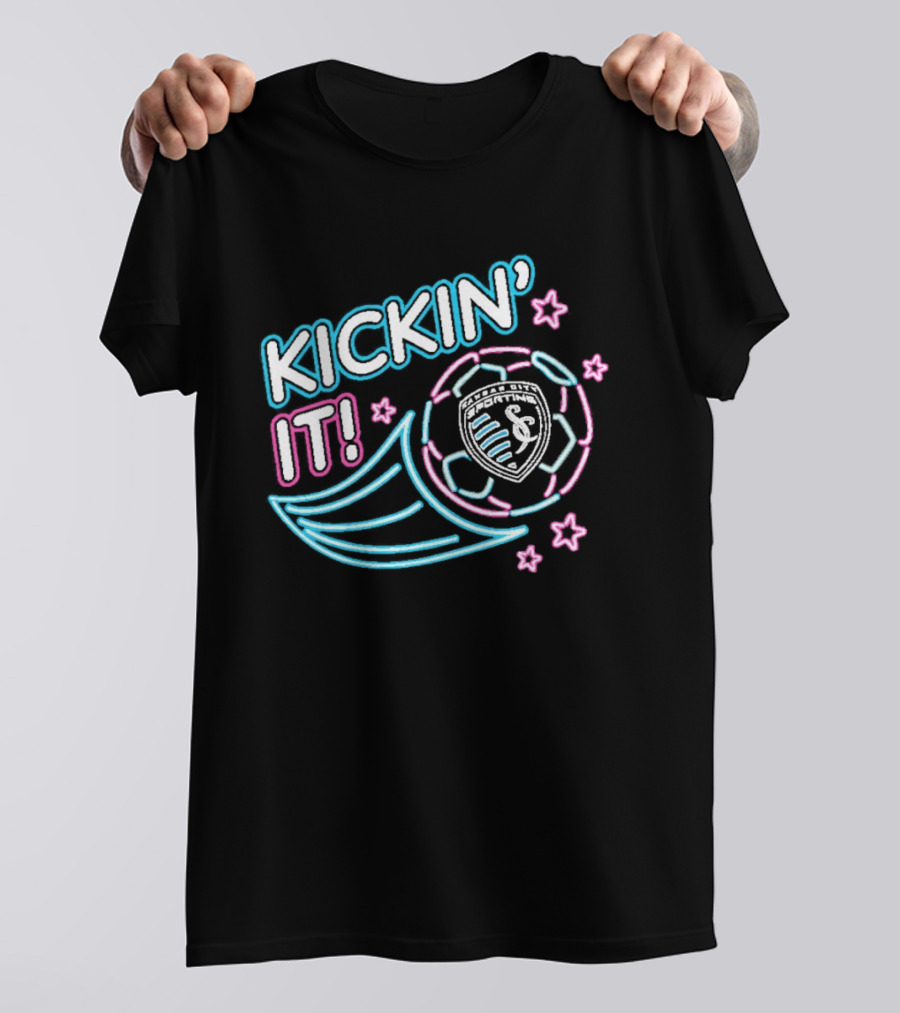 Kickin' It Sporting KC Soccer Stars And Shield T-Shirt