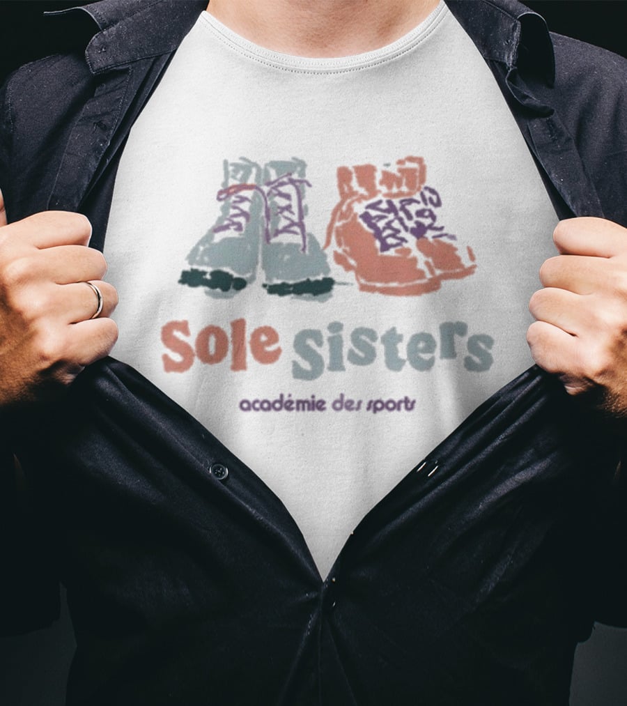 Sole Sisters Academie Du Sport Retro Boots T-Shirt