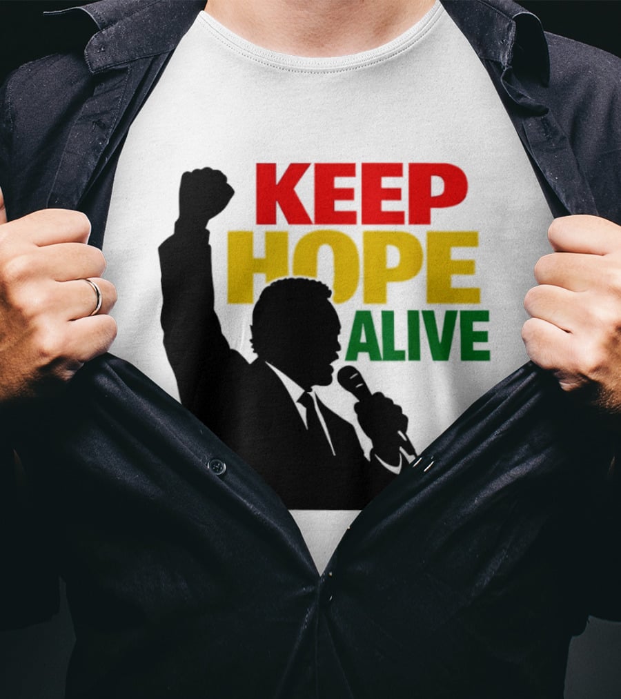 Keep Hope Alive Raised Fist T-Shirt