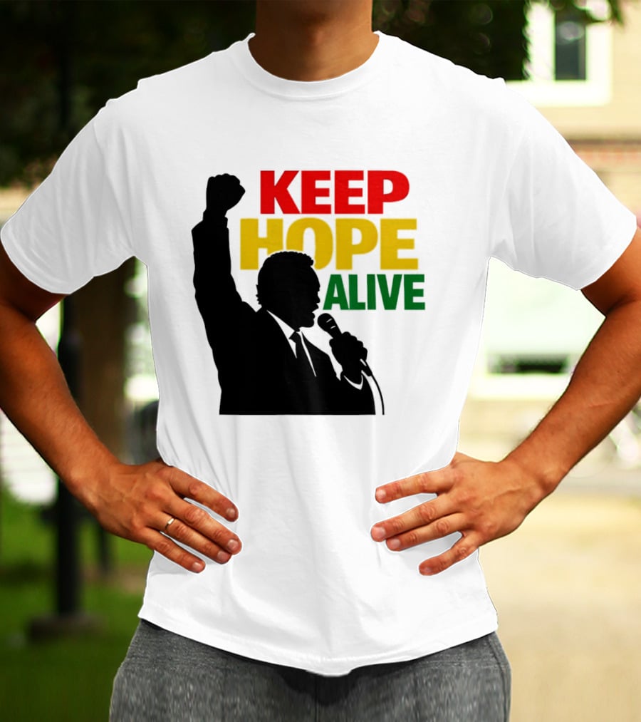 Keep Hope Alive Raised Fist T-Shirt