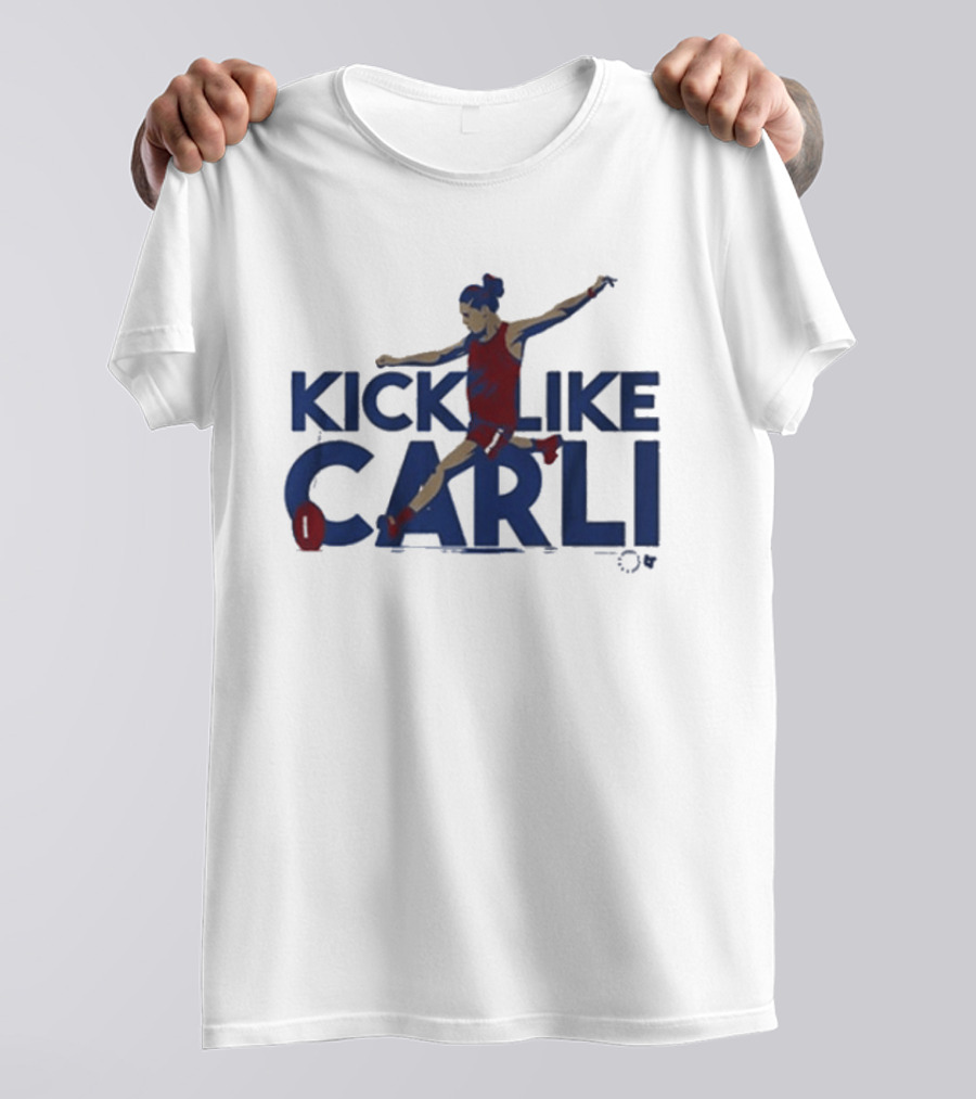 Kick Like Carli USWNT Player Soccer T-Shirt