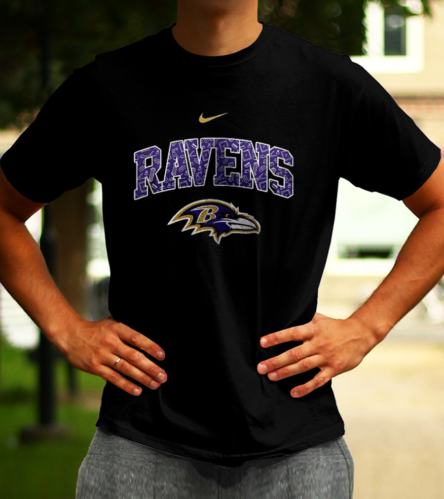 Baltimore Ravens Nike Barber Tools Ravens T-Shirt