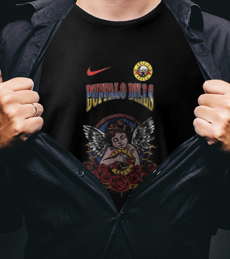 Buffalo Bills Guns N Roses Sweet Child O' Mine Nike Collaboration T-Shirt