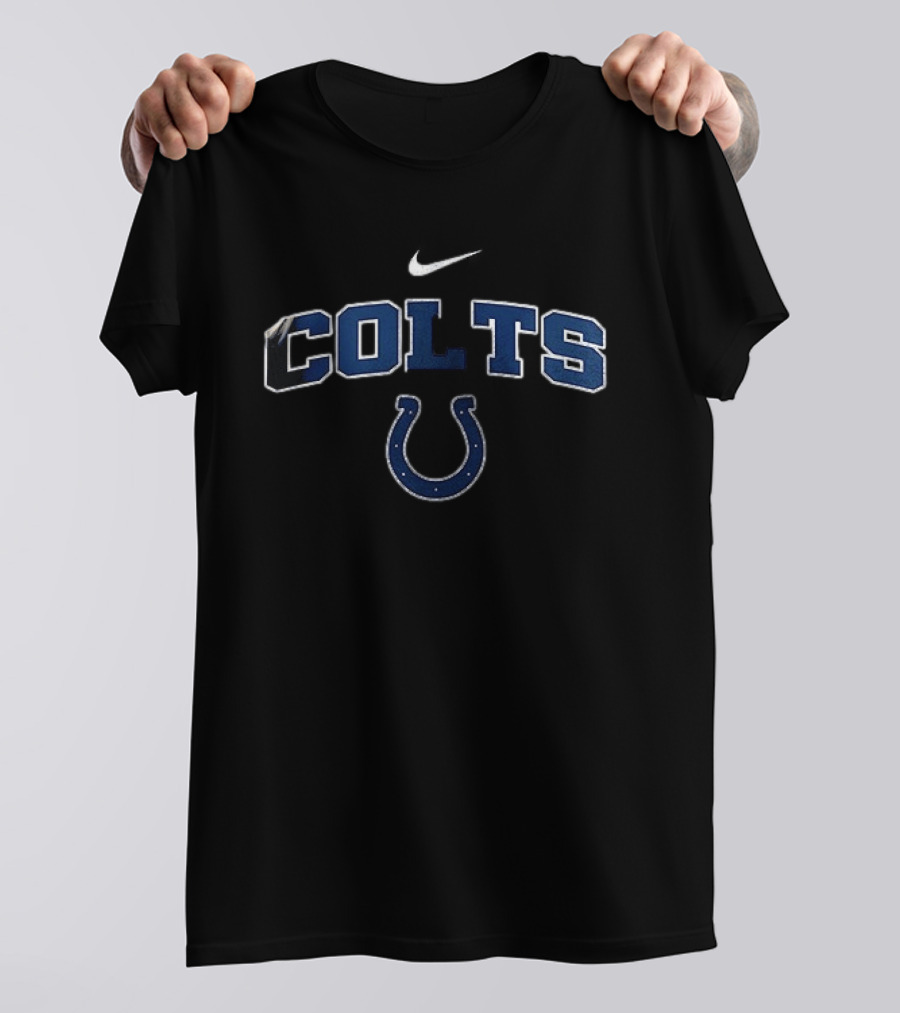 Indianapolis Colts Hairstylist NFL Nike Colts Horseshoe T-Shirt