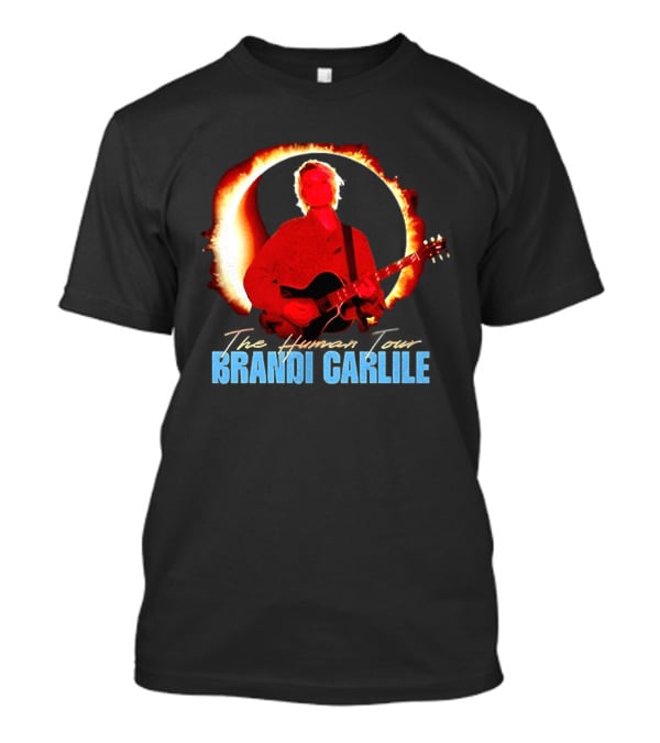 Brandi Carlile The Human Tour Eclipse Guitar T-Shirt