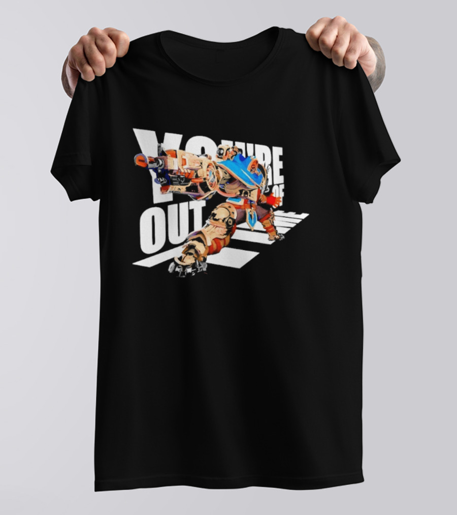 You're Out Of Time Paladins Video Game Character Action Pose T-Shirt
