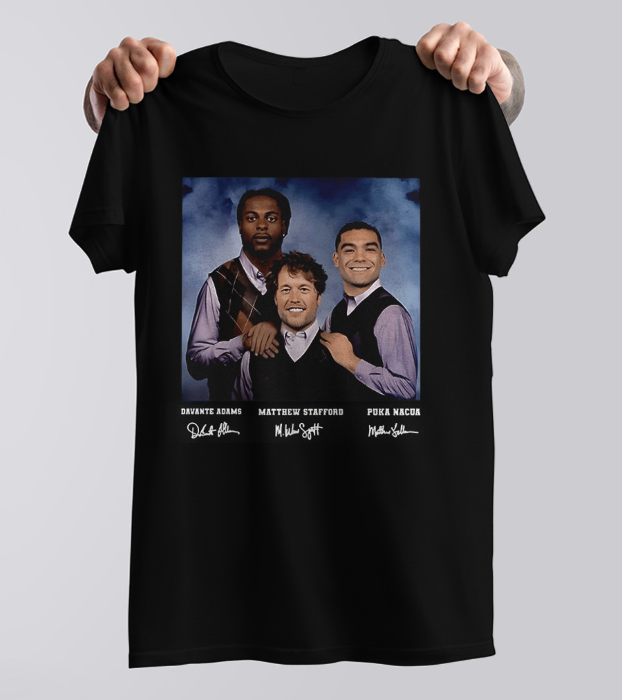 Davante Adams Puka Nacua Matthew Stafford Rams Football Step Brothers T-Shirt