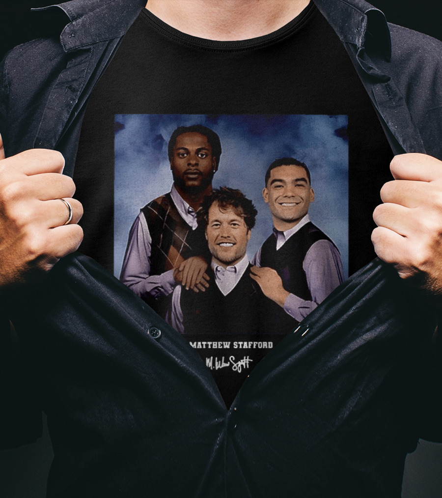 Davante Adams Puka Nacua Matthew Stafford Rams Football Step Brothers T-Shirt