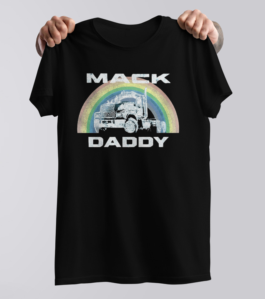 Mack Daddy Vintage Truck Rainbow T-Shirt
