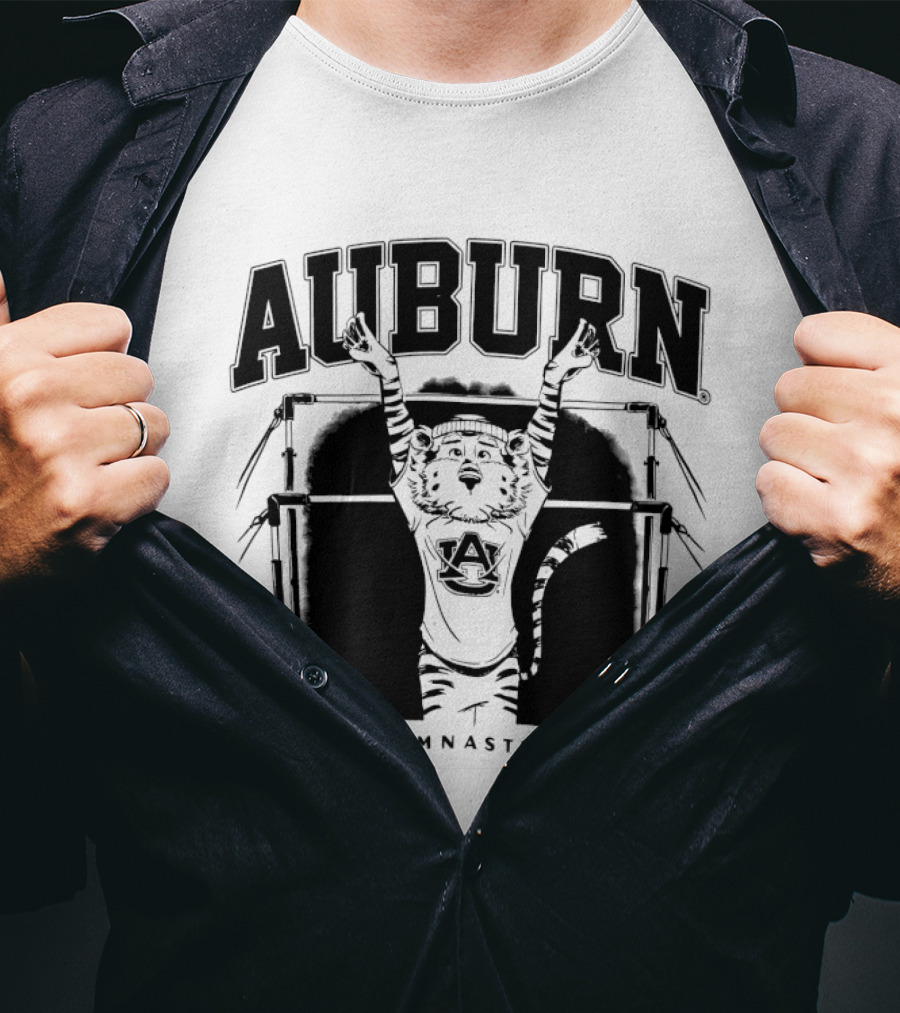 Auburn Gymnastics Tiger Bars Routine T-Shirt