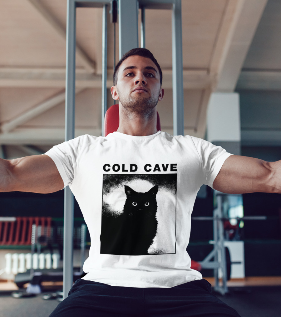 COLD CAVE Cat In Shadow T-Shirt