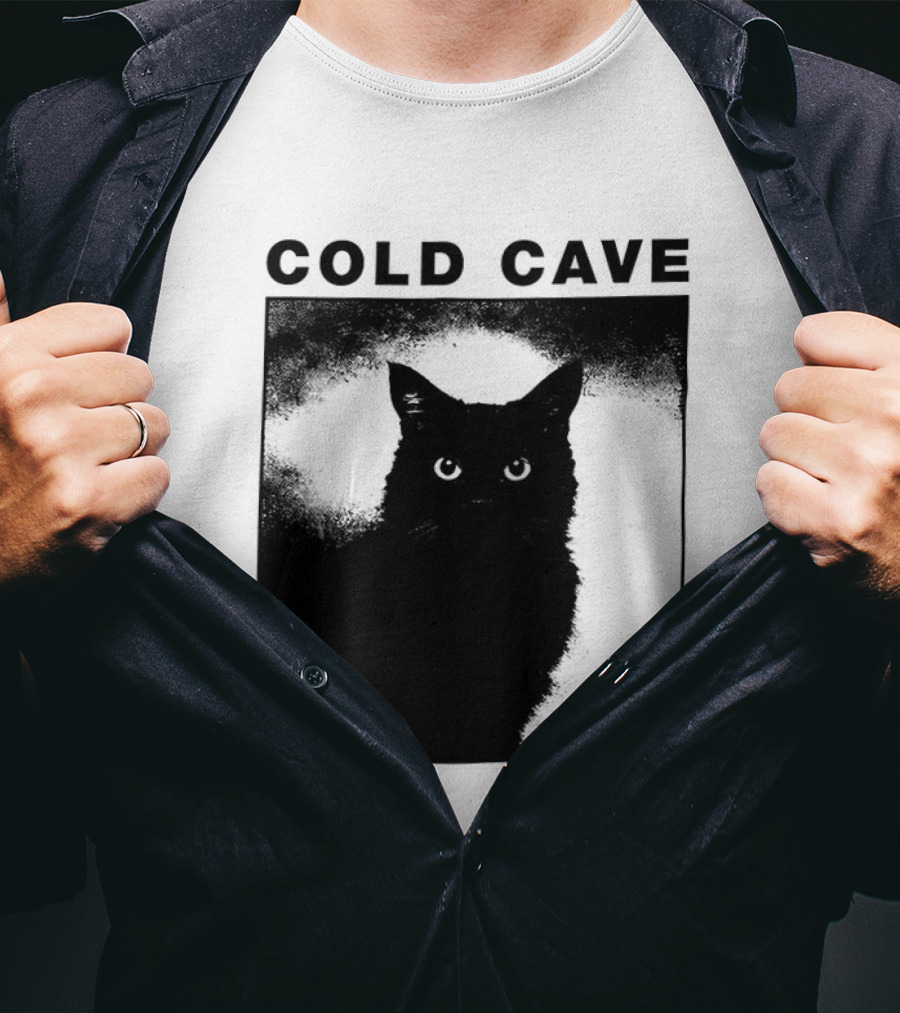 COLD CAVE Cat In Shadow T-Shirt
