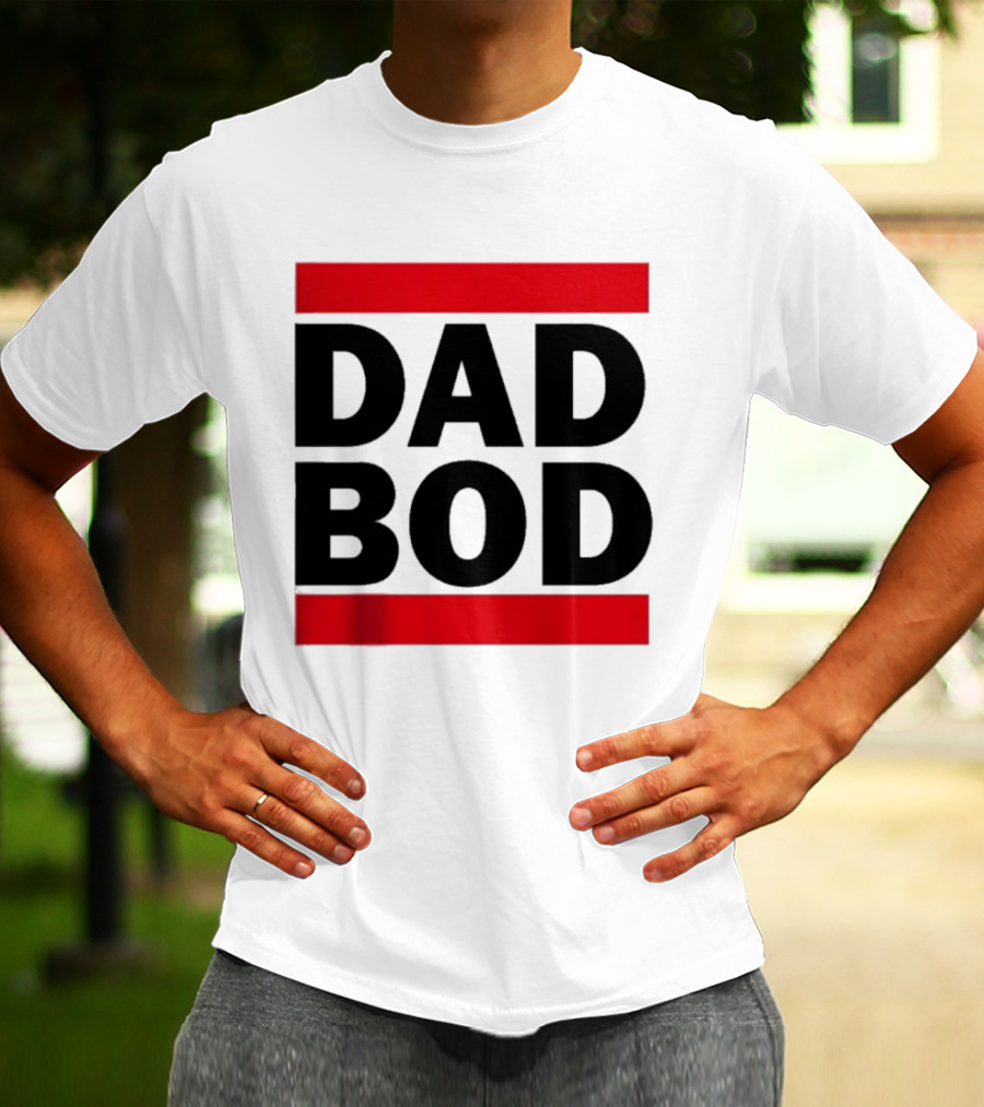 Dad Bod Red Stripes T-Shirt