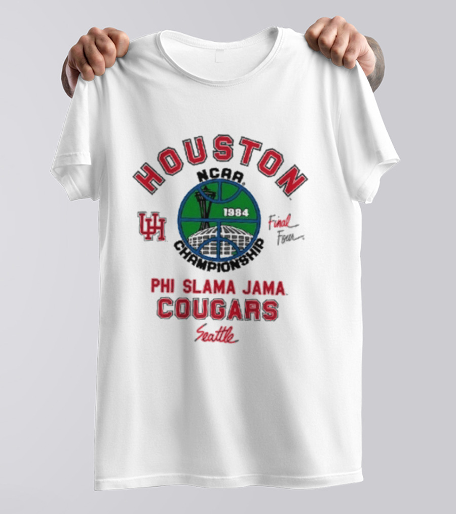 Houston Cougars NCAA Final Four Seattle Phi Slama Jama T-Shirt