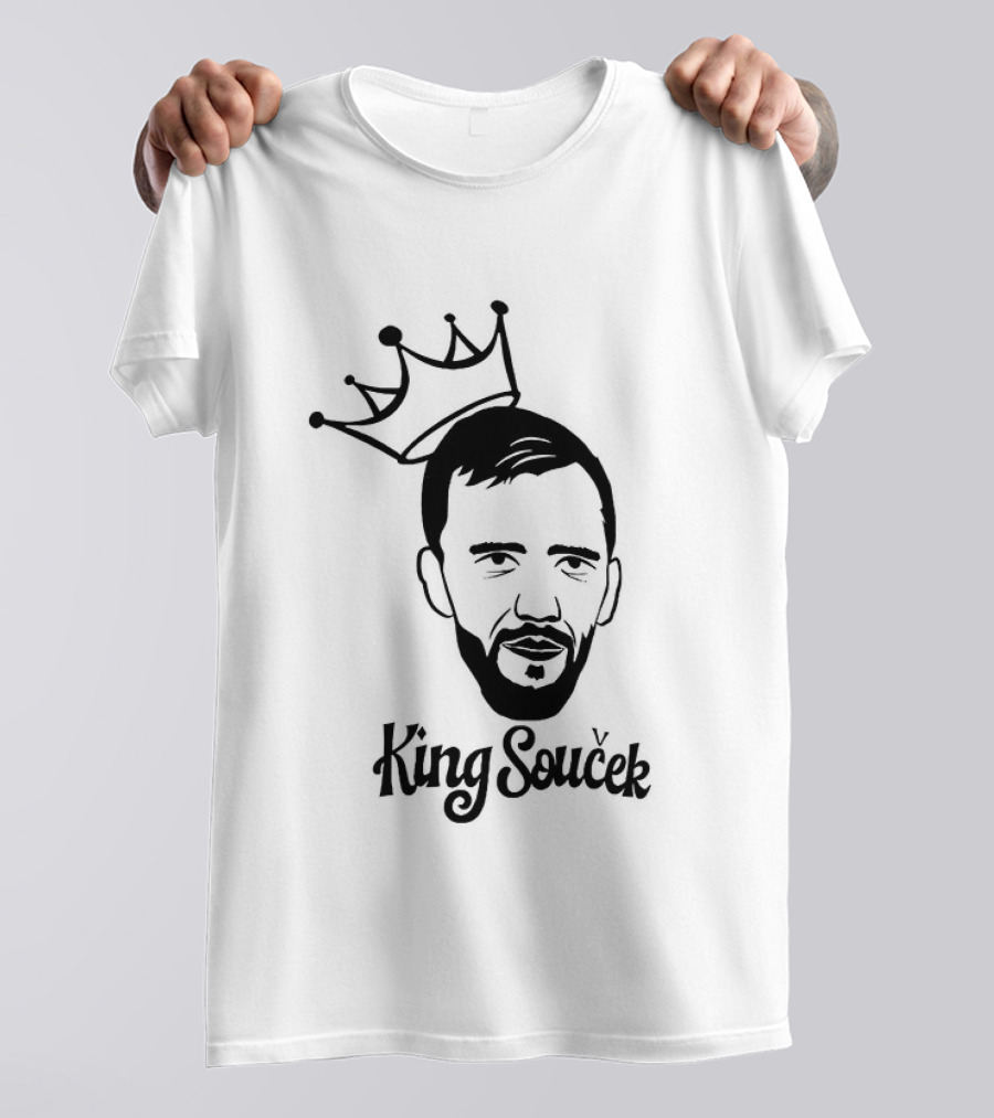 King Soucek Drawing With Crown T-Shirt