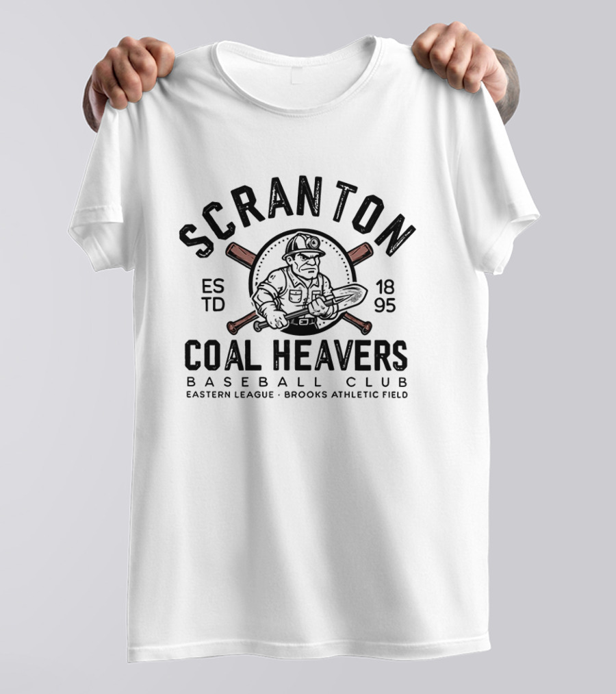 Scranton Coal Heavers Baseball Club Eastern League Brooks Athletic Field 1895 T-Shirt