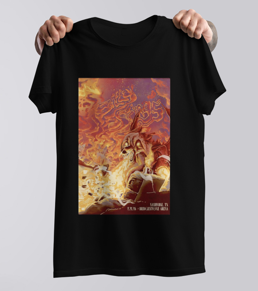 Billy Strings 2.21.26 Bridgestone Arena Nashville TN T-Shirt