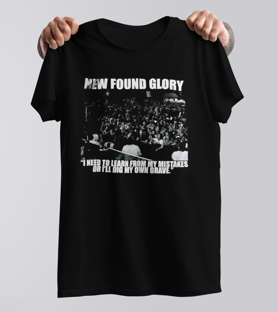 New Found Glory I Need To Learn From My Mistakes Or I'll Dig My Own Grave T-Shirt