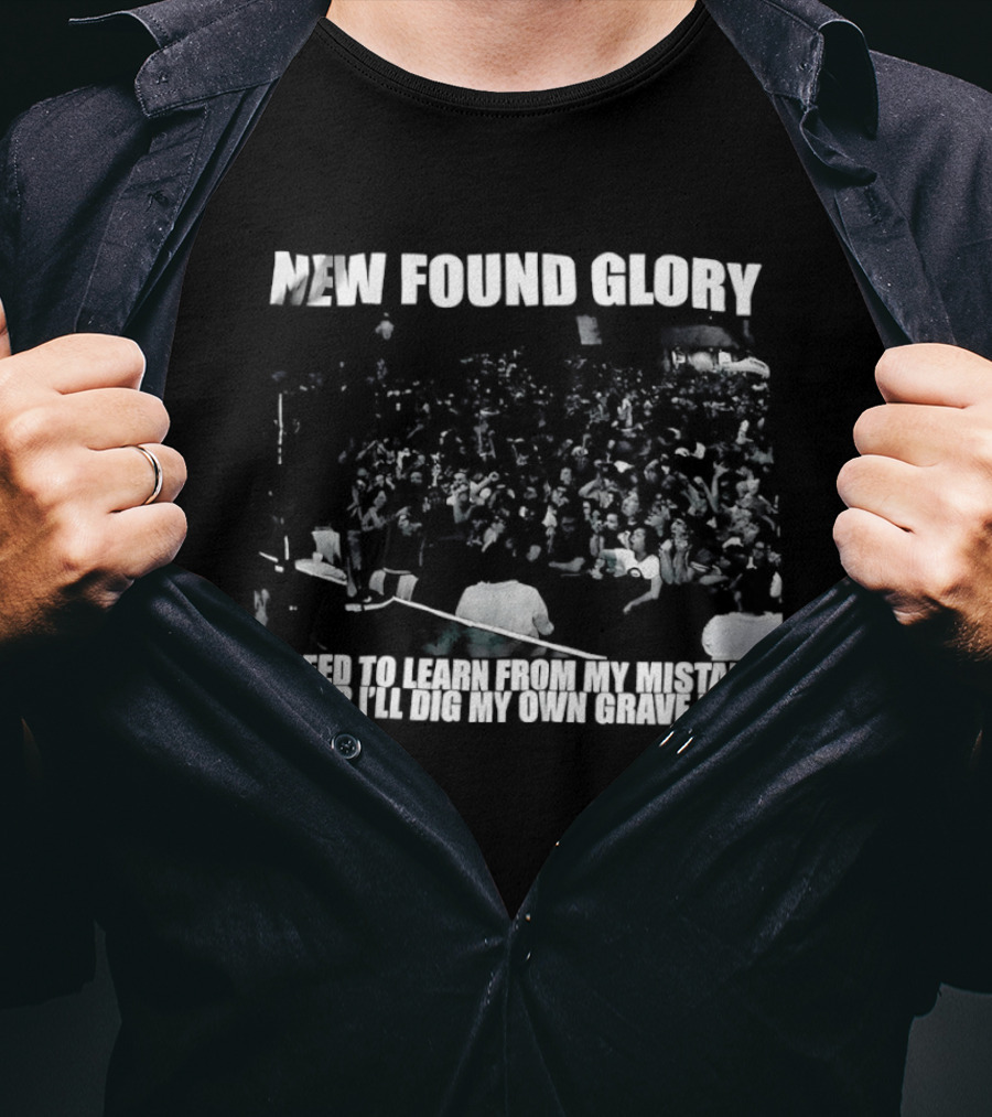New Found Glory I Need To Learn From My Mistakes Or I'll Dig My Own Grave T-Shirt
