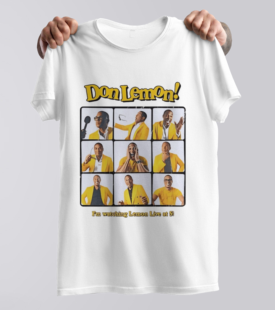 Don Lemon I'm Ing Lemon Live At 5 Yellow Jacket Expressions T-Shirt