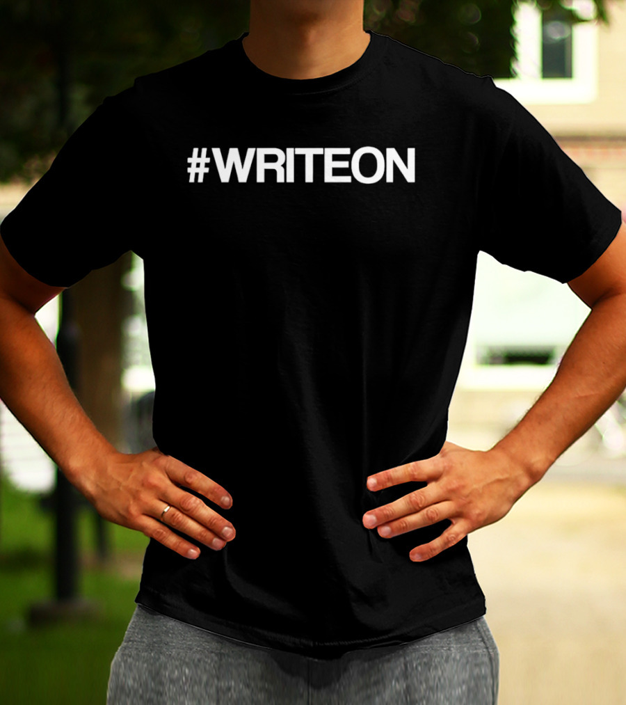 #WRITEON Hashtag T-Shirt