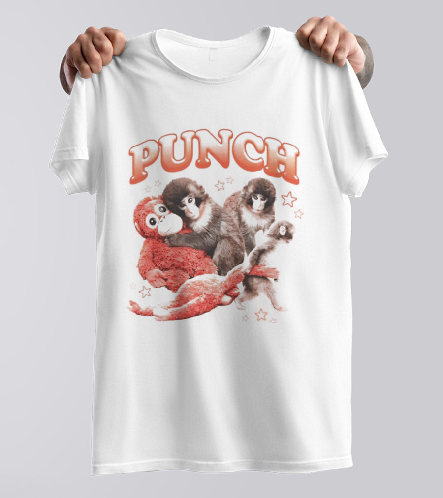 Punch The Monkey With Playful Puppet Friends T-Shirt