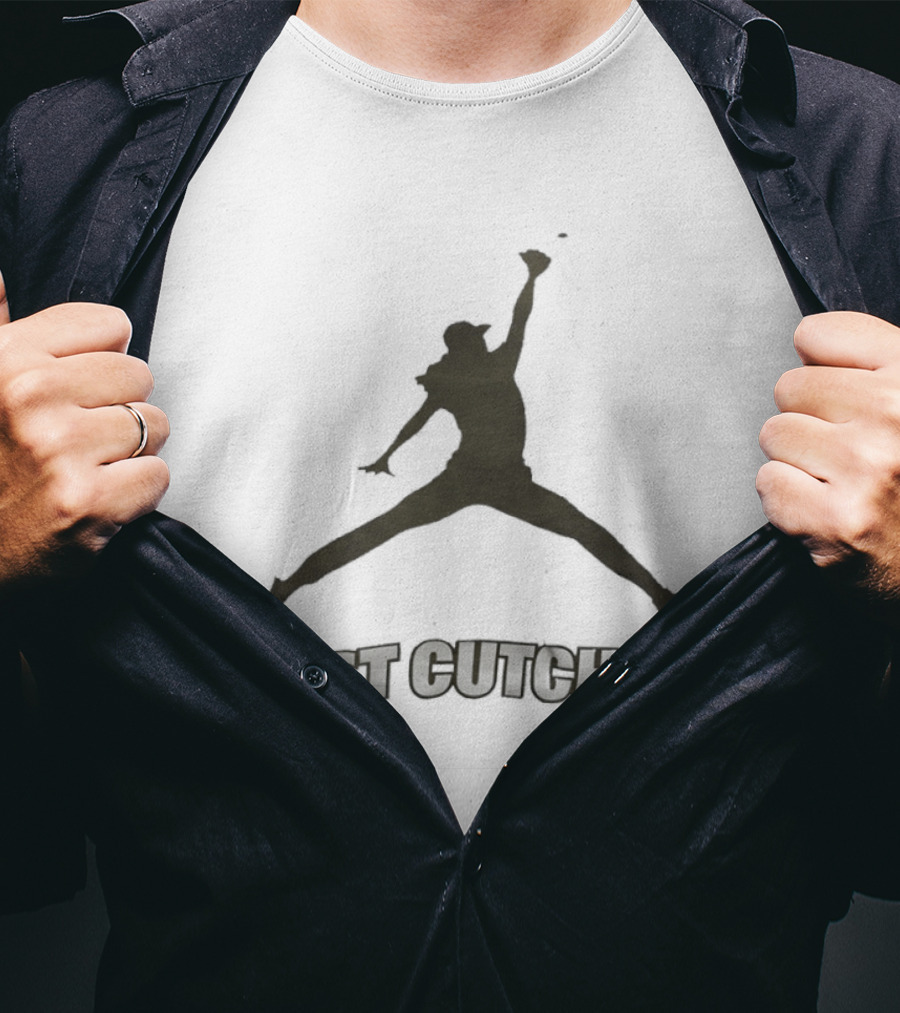 Pittsburgh Pirates Andrew McCutchen Just Cutch It Jumping T-Shirt