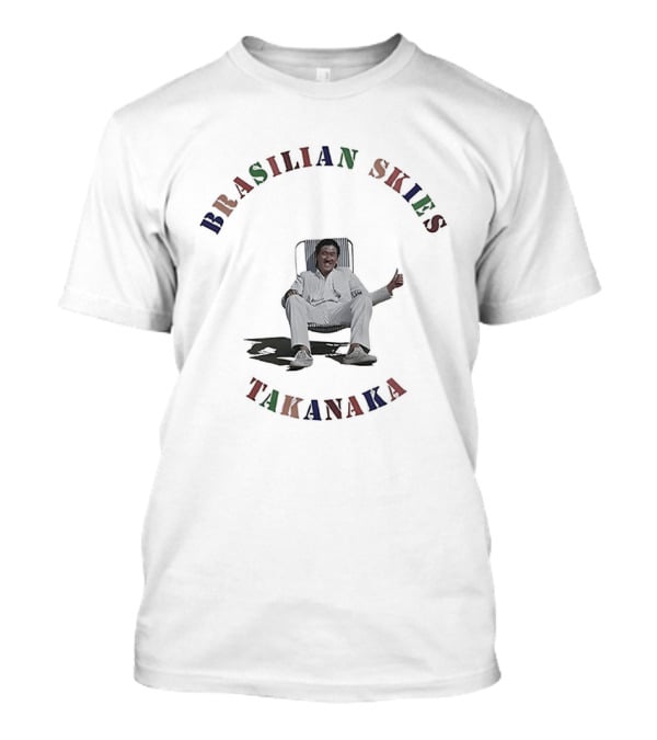 Brasilian Skies Takanaka Sitting Figure T-Shirt