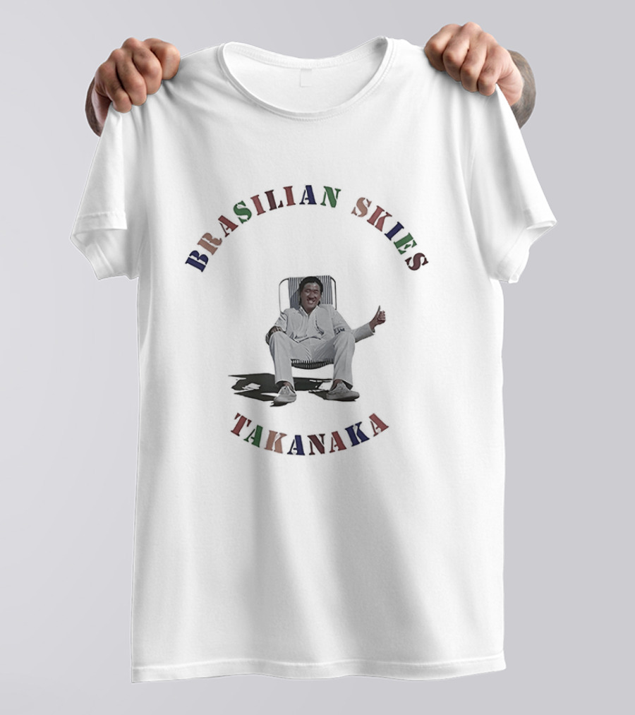 Brasilian Skies Takanaka Sitting Figure T-Shirt