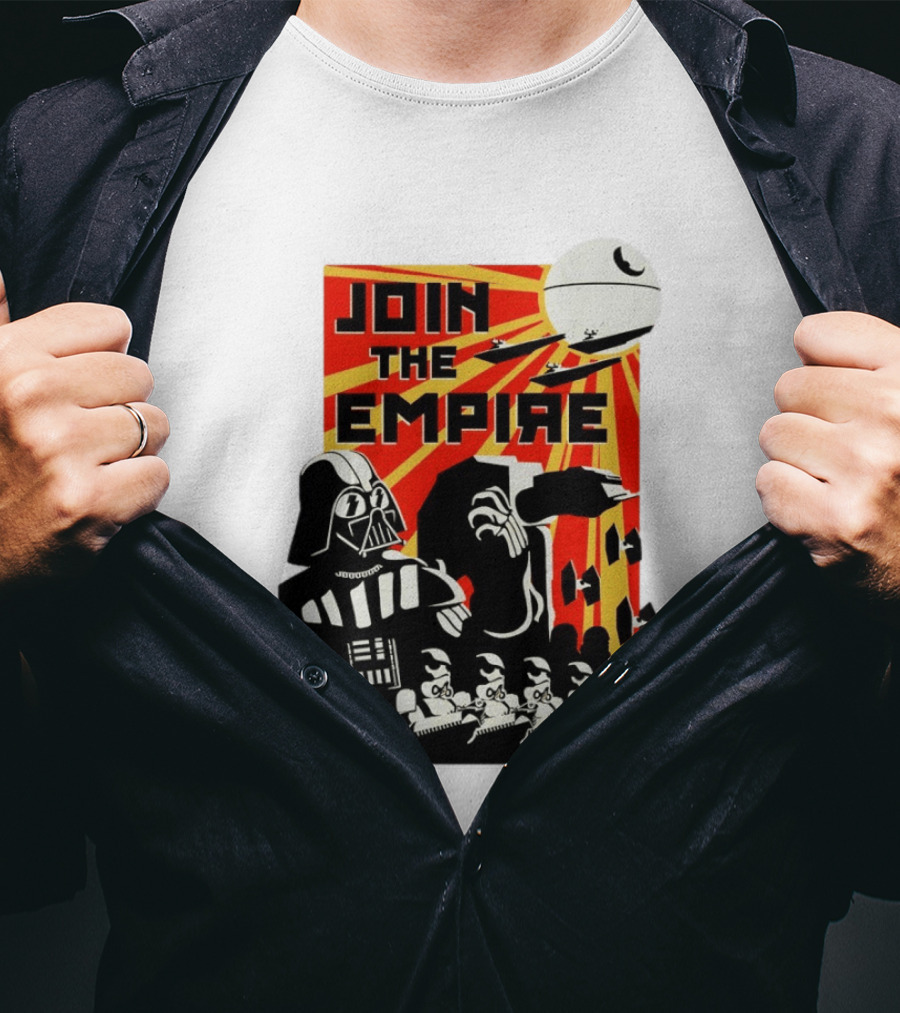 Join The Empire Propaganda Galactic Battle Recruitment T-Shirt