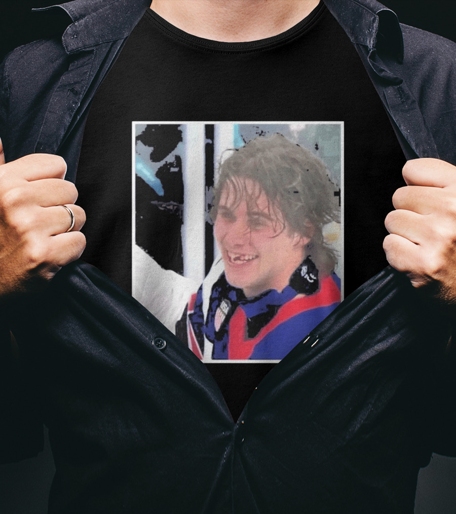 USA Hockey Jack Hughes Overtime Winner Celebration Moment T-Shirt