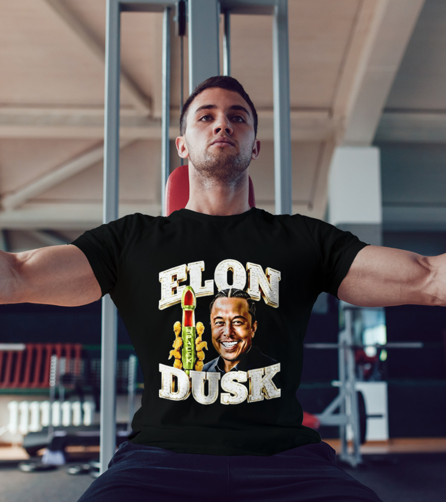 Elon Dusk SpaceX Rocket And Teddy Bears T-Shirt