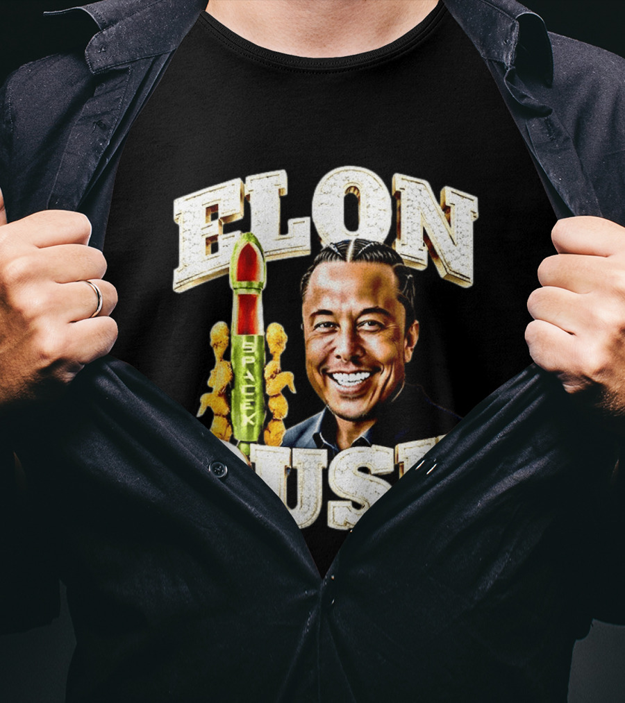 Elon Dusk SpaceX Rocket And Teddy Bears T-Shirt