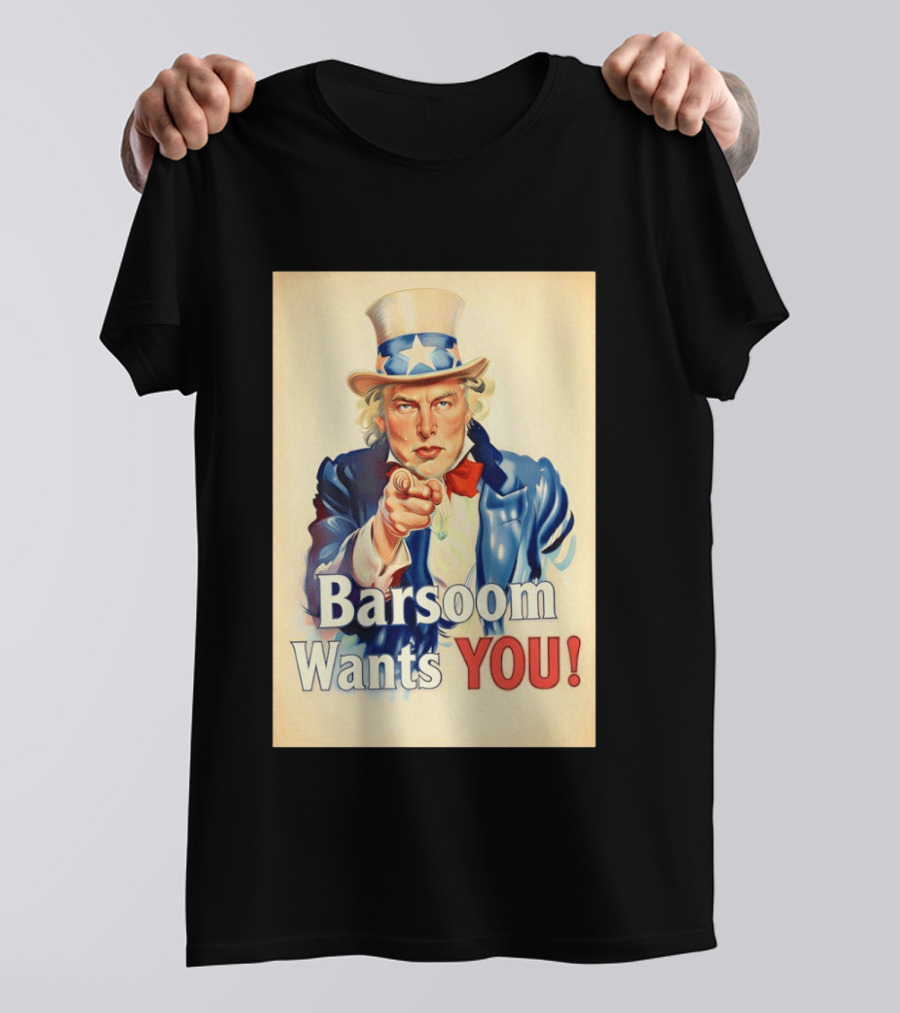Elon Musk Uncle Sam Barsoom Wants You T-Shirt